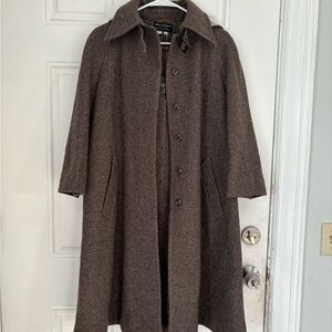 Brown wool coat